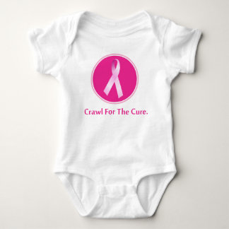 Breast Cancer Crawl for the cure Baby Bodysuit