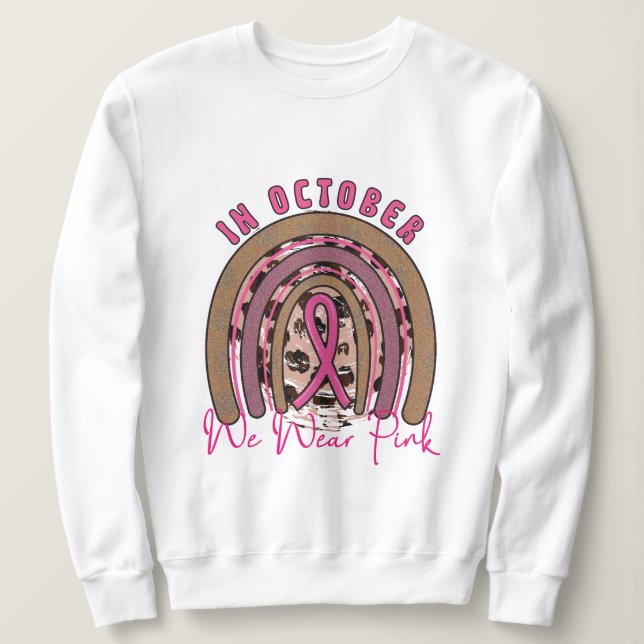 Breast Cancer Crewneck Sweatshirt (Design Front)