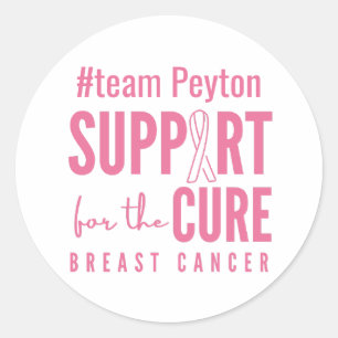 breast cancer custom name Stickers Labels