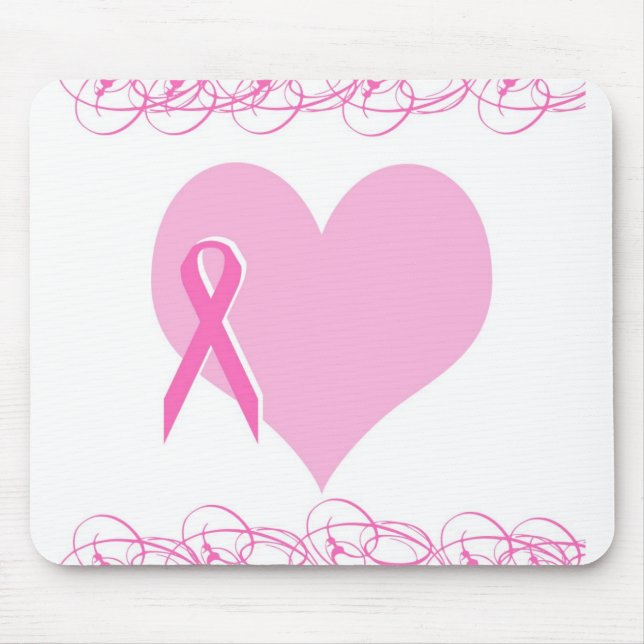 Breast cancer design mouse pad (Front)