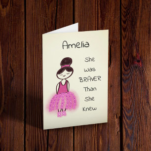 Breast Cancer Encouragement Customisable Card
