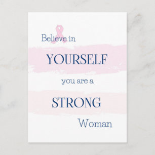 Breast Cancer Encouragement Postcard