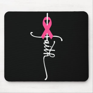 Breast Cancer Faith Breast Cancer Awareness Breast Mouse Pad