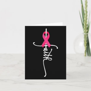 Breast Cancer Faith Breast Cancer Awareness Card