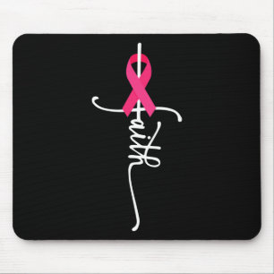 Breast Cancer Faith Breast Cancer Awareness Mouse Pad