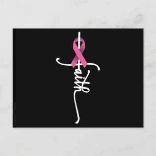Breast Cancer Faith Breast Cancer Awareness Suppor Postcard