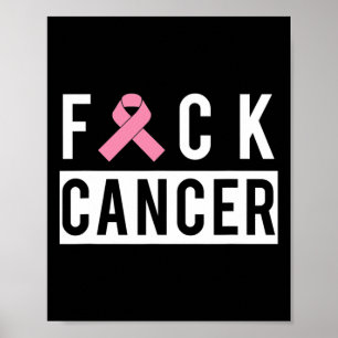 Breast Cancer Fight Cancer Ribbon 1 Poster