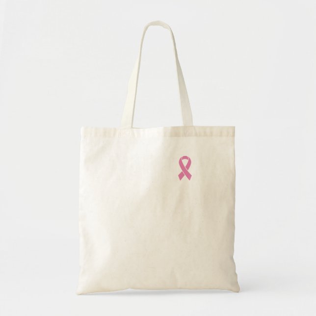 Breast Cancer Fight Cancer Ribbon Sweatshirt Tote Bag (Front)