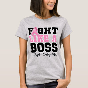Breast Cancer Fight Like a Boss T-Shirt