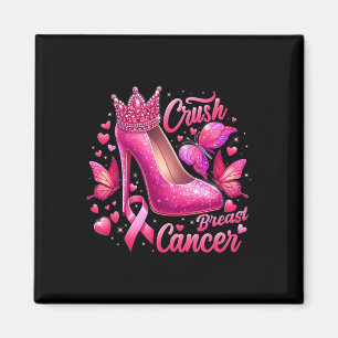 Breast Cancer Fight Like A Queen Black Afro Queen  Magnet