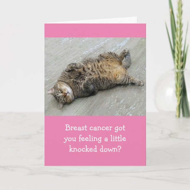 Breast Cancer Fight Like A Tiger Support  Card (Front)