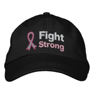 Breast Cancer Fight Strong Embroidered Hat