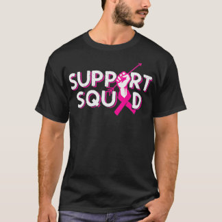 Breast Cancer Fighter Chemotherapy Warrior Support T-Shirt