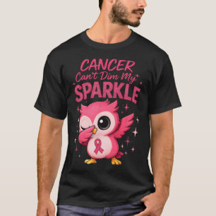 Breast Cancer Fighter Dabbing Pink Owl Awareness A T-Shirt