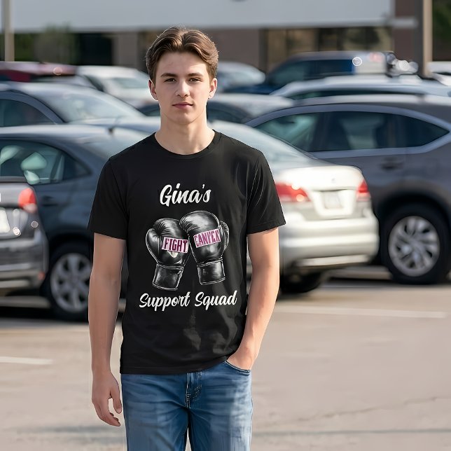 Breast Cancer Fighter Support Squad T-Shirt (Creator Uploaded)