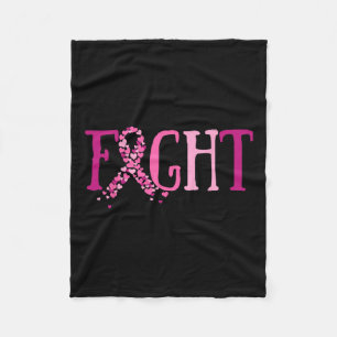 Breast Cancer Fleece Blanket