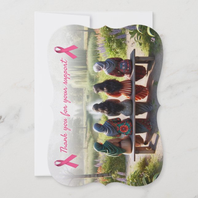 Breast Cancer Greeting Card  (Front)
