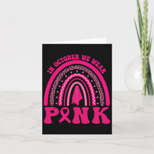 Breast Cancer Halloween 1  Card
