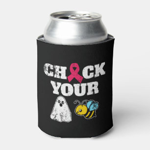 Breast Cancer Halloween Can Cooler