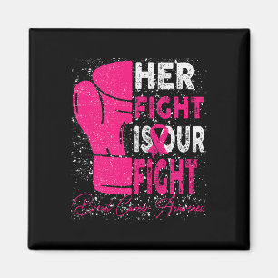 Breast Cancer Her Fight Is Our Fight Breast Cancer Magnet