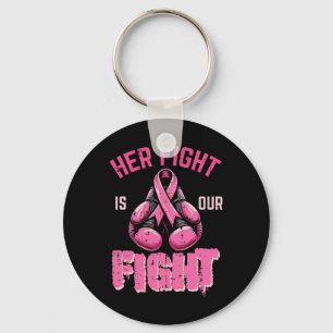Breast Cancer Her Fight Our Fight Aware Boxing Wom Key Ring