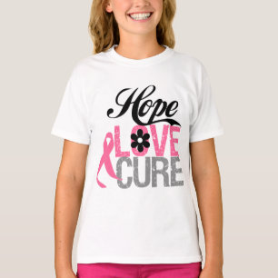 Breast Cancer HOPE LOVE CURE Gifts T-Shirt