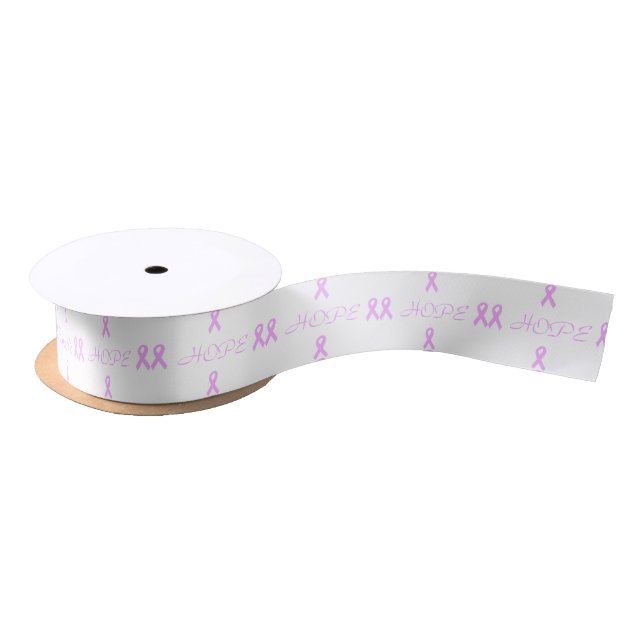 Breast Cancer Hope Satin Ribbon (Spool)