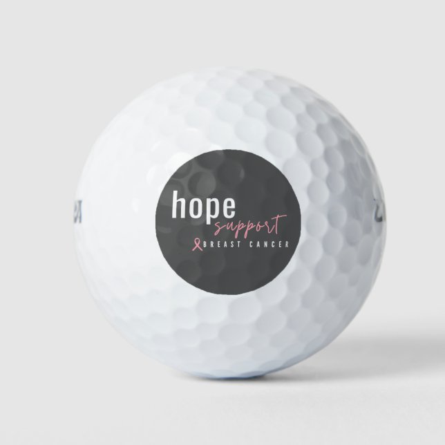 breast cancer hope support Golf Balls (Front)
