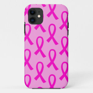 Breast Cancer Hot Pink Ribbon Pattern Case-Mate iPhone Case