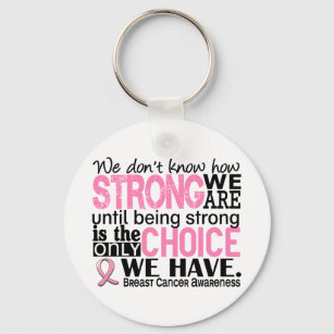 Breast Cancer How Strong We Are Key Ring