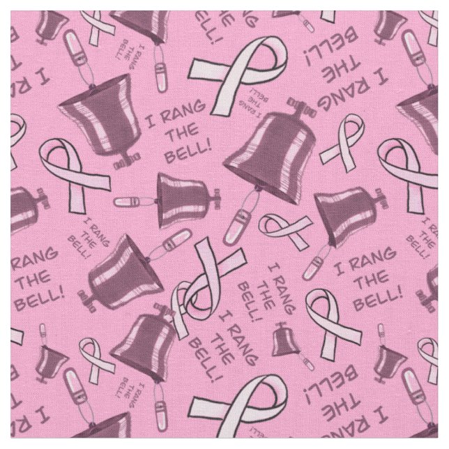 Breast Cancer, I Rang The Bell Fabric (Close Up)
