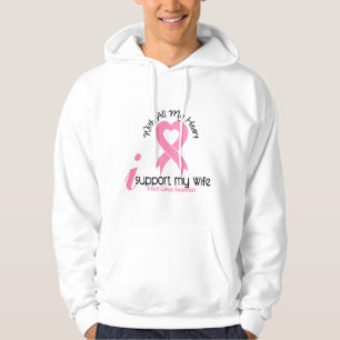 Breast Cancer I Support My Wife Hoodie