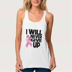 Breast Cancer I Will Never Give Up Singlet