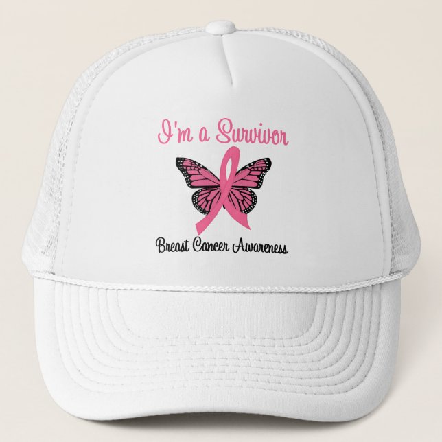 Breast Cancer I'm a Survivor Trucker Hat (Front)