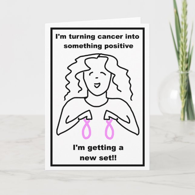 Breast Cancer - I'm getting a new set !! Card (Front)