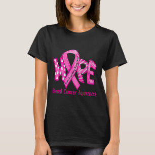 Breast Cancer In October We Wear Pink Ribbon T-Shirt