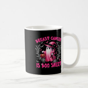 Breast Cancer Is Boo Sheet Halloween Breast Cancer Coffee Mug