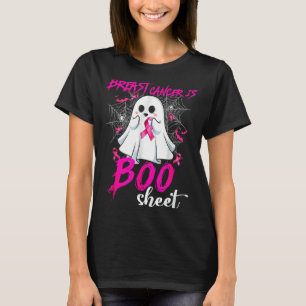 Breast Cancer Is Boo Sheet Halloween Breast Cancer T-Shirt