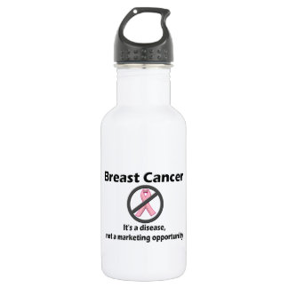Breast Cancer is Disease-Not Marketing Opportunity 532 Ml Water Bottle