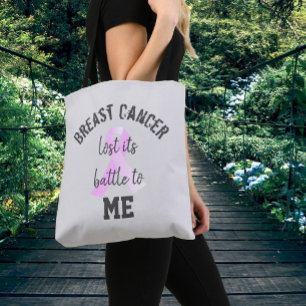 Breast Cancer Lost its Battle to ME Survivor Tote Bag