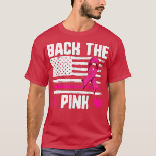 Breast Cancer Men Women, American Flag Back The P T-Shirt