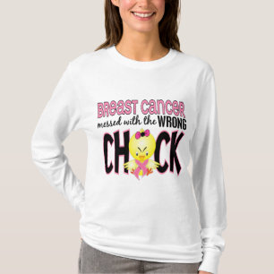 Breast Cancer Messed With The Wrong Chick T-Shirt
