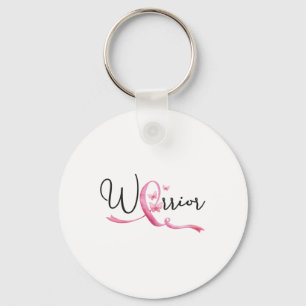 Breast Cancer Month Butterflies Pink Ribbon Women' Key Ring