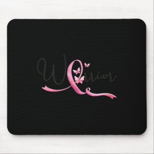 Breast Cancer Month Butterflies Pink Ribbon Women' Mouse Pad