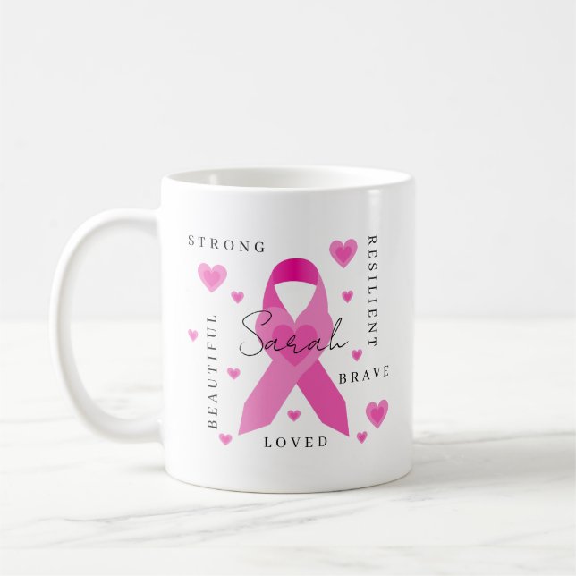 Breast Cancer Mug (Left)