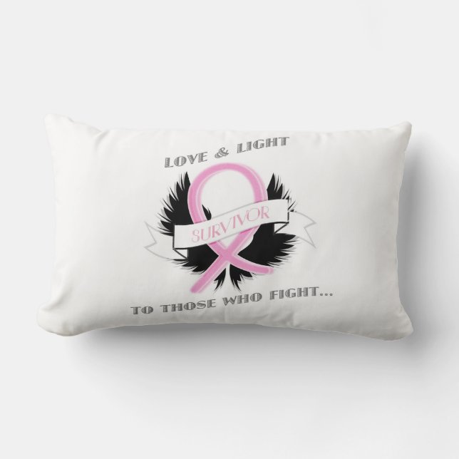 Breast Cancer Pillow Mastectomy Pillow Awareness (Front)