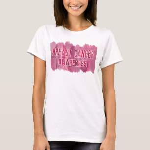 breast cancer pink oil colour awareness survivor T-Shirt