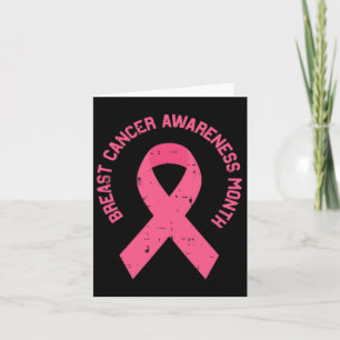 Breast Cancer Pink Ribbon Pocket Awareness Women M Card