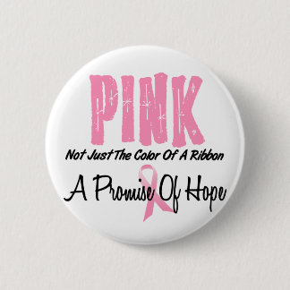 Breast Cancer Pink Ribbon Symbol of Hope 6 Cm Round Badge