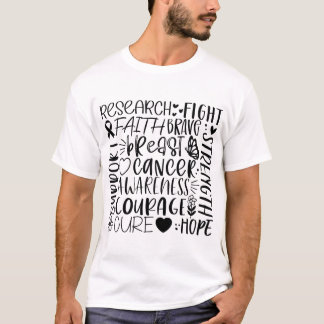 Breast Cancer Research and Fight T-Shirt